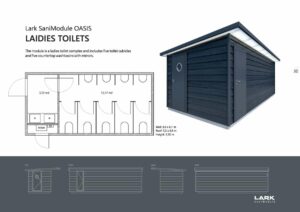 14 Sani-Modul OASIS Toilets Ladies