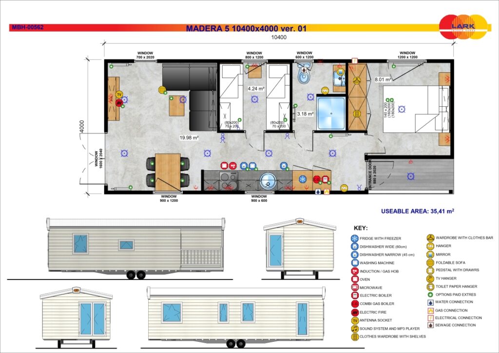 Mobilhaus Madera 5 10400x4000